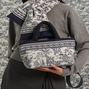 헤지스 액세서리 [[25FW]] HIBA5F677N3 [H.Toile] 시그니처 H 뜨왈 패딩 토트겸 숄더백 M