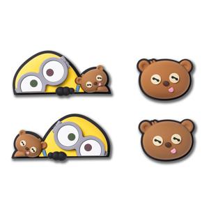 유니버셜  차량 도어가드 4p 빼꼼 밥앤팀 자동차 문콕방지 캐릭터 차량용품