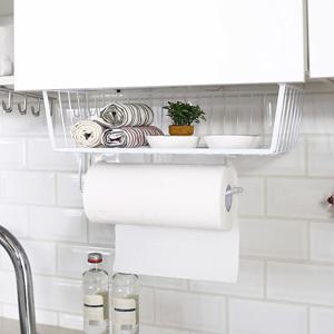 주방 선반 겸용 키친 타올 걸이