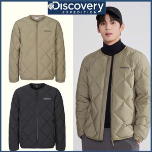 디스커버리 25FW 신상 남성 디하스 U넥 튜브 다운 경량패딩 DMDJ73056 CJDTT