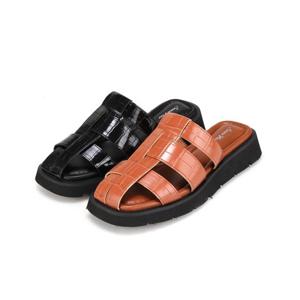 [최초가 168,000] 세븐플로어 애나멜 스퀘어토 뮬 여성블로퍼 3.5cm_SFI332