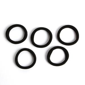 바비 통통 머리끈 40p세트 블랙 /헤어링 머리고무줄