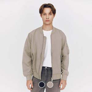 남성 봄 간절기 오버핏 나일론 크롭 MA-1 항공 점퍼 바머 자켓 075507