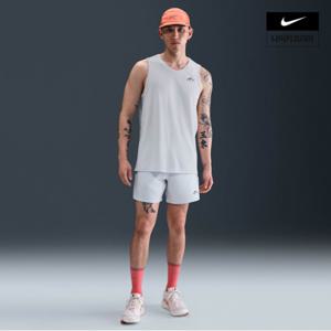 남성 트레일 드라이 핏 6인치 브리프 라인드 러닝 쇼츠 HJ3575-085