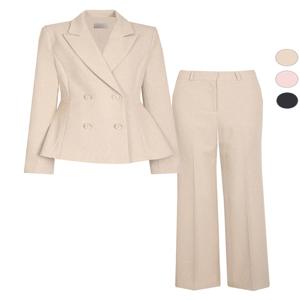SET 여성 마이 봄가을 정장 자켓+팬츠 세트