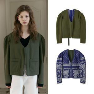 [최초가 299,000원]Reversible Paisley Weekend Jacket Khaki