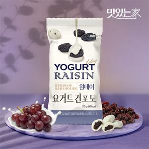 [산과들에] 상큼달콤 원데이요거트 건포도 30봉