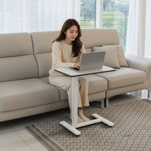 고정식 이동형 높이 조절 미니 침대 거실 사이드 테이블 거치대 MS2L