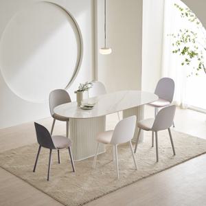 파로마 이즈 카밀라 1800 세라믹 타원형 템바 6인 식탁 세트 IFO