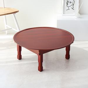 원2.3 칠기 유전 접이식 원형밥상 69센티 2인용 4인용 원형상 소반