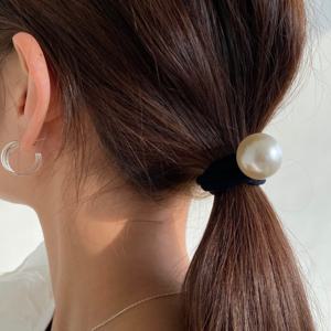 [브리치]  / 왕진주 헤어곱창 고무줄 머리끈