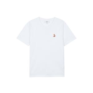 여성 드리밍 폭스 레귤러 티셔츠 화이트 QW00109KJ7026-P100