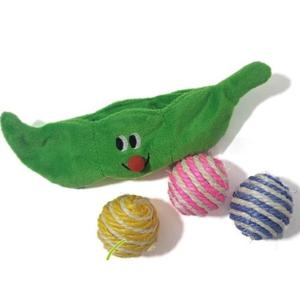 간식 냥이 놀이 컬러볼 장난감 완두콩 형태 고양이 액티비티 공