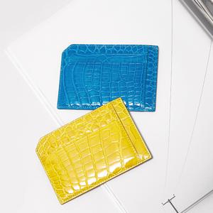 헤나 (Hena) 명품 악어가죽 카드지갑