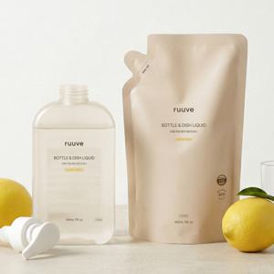 비건 아기 젖병 세정제 주방세제 이유식기 세척 500ml + 리필 450ml (+gift. 미니 페이셜&핸드워시)