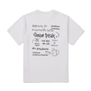 에어로쿨 두들 그래픽 반팔 티셔츠 S26MUF-TS30 캠핑시즌