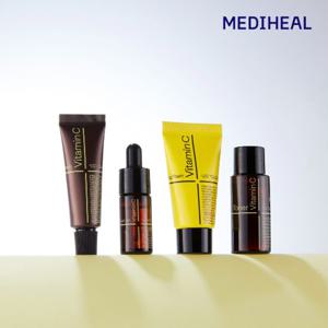 비타민 여행용 스킨케어 키트 (클렌징폼+토너+세럼+크림)