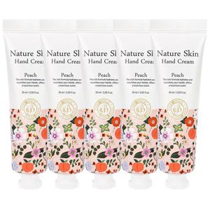 5개 푸드어홀릭 네이처 스킨 피치 핸드크림