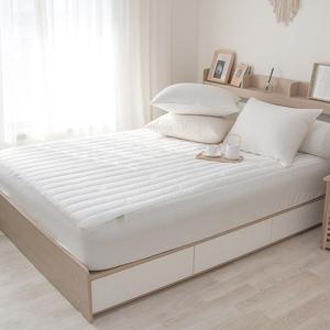 천솜이 엘린 100수 초고밀도순면 부드러운 호텔침구 누빔 매트리스커버킹K 160×20/160×30