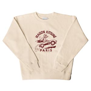 MW00305KM0307 P705 레이싱 폭스 프린트 여성 맨투맨