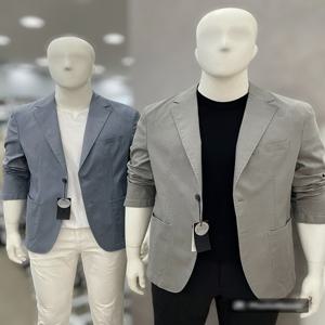 남성 코튼 여름 캐주얼 면 콤비 자켓 2컬러 - 블루, 그레이_JK