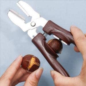 가위 밤 까는 도구 2in1 밤 칼집 도구 군밤 겨울 밤 까는