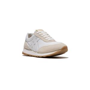 [삼성물산공식] 여성 레트로Q FF 패브릭/스웨이드 스니커즈  어반 화이트 믹스 (FT61K2N161)