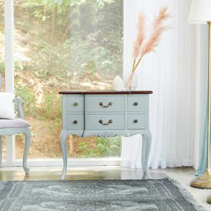 [퍼니프랑] 수입 유럽형 빈티지 엔틱가구 RG 46 피나 그레이 화장대 콘솔