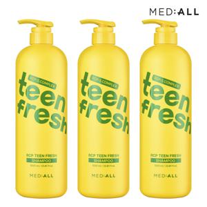 틴 프레시 알시피 청소년 지성두피케어 샴푸 1000ml 3개