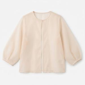 [브리치] KARRA / (77까지)노버튼쉬폰오픈가디건 A3F0965