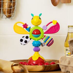나비 흡착 회전 딸랑이 신생아 백일 돌아기 장난감 이유식 필수템