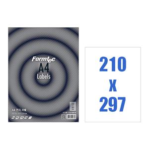 LS-3130 분류표기용 스티커 A4 라벨지 1단 100매