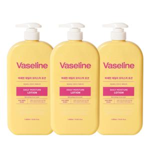 3개 바세린 데일리 모이스처 바디로션 1000ml /대용량 고보습 온가족용