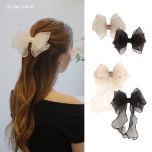 리본 헤어핀 2종