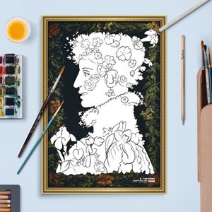 명화 도안 - 사계 봄 (10매)