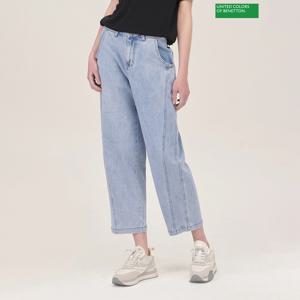 세미 배기핏 생지 데님팬츠 BADPA5611