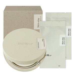 숨37 스킨 스테이 소프트 글로우 쿠션 01호 기획세트  본품1+리필2