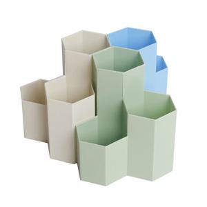 육각 3구 연필꽂이/볼펜/펜/홀더/연필통/꽂이/필기구/정리함/다용도/데스크/책상/정리/사무실/사무용/수납