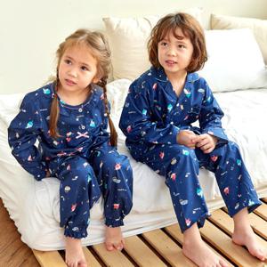 파격특가 핑코코 4073 샤크 면100% 국산 아동잠옷 세트 국산 아동잠옷 면100%소재