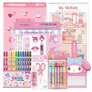 산리오 마이멜로디 8종 신학기 학용품 문구세트