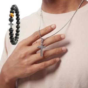 십자가 팔찌 목걸이 패션 연인 주얼리세트 데일리 크로스 기독교 교회용품 좋은제품+사은품