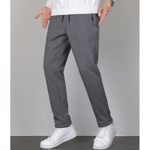 남성 겨울 방한 방풍 양모 조거 일자 밴딩 팬츠 융털 안감 트레이닝 츄리닝 바지 (2장이상추가할인)