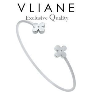 14K 플라워 텐션 뱅글 팔찌