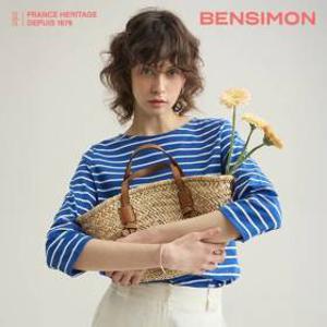 벤시몽 여성 스트라이프 7부 티셔츠 (4color) 1+1 무료배송 713893