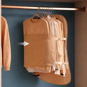 1+1 세트 옷걸이형 의류압축 수납백 압축벨트 스트랩