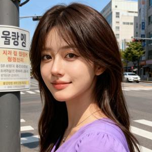 지비킹 정수리 앞머리 가르마 수제 부분가발 인모 100%  큰사이즈