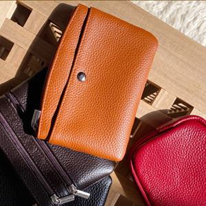 키링 카드 동전지갑 여행용  미니 지퍼 가죽카드지갑