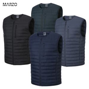 MARZO 남자 경량 패딩조끼 아웃도어 웰론 남자 캐주얼 패딩 조끼 WS