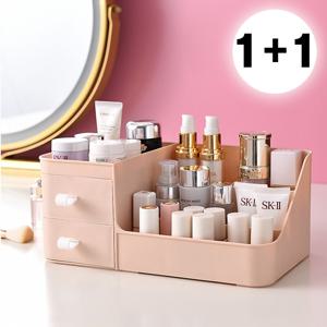 1+1 서랍형 화장품정리함 화장대정리함 정리함 정리대 (2color)