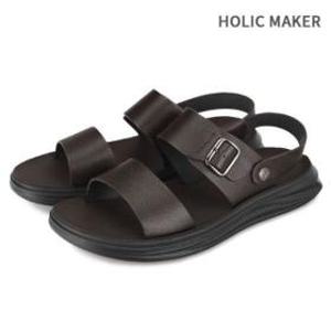 홀릭메이커 남성 샌들 HBC015 소가죽 밴딩 남자 여